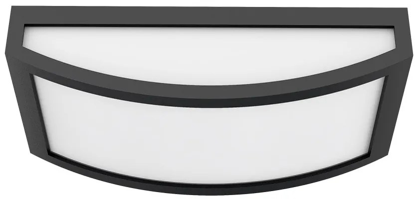 Applique Slim Design IP65 - E27 Nera Colore del corpo Nero