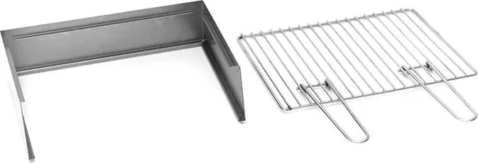 Cuoci Arrosticini a Carbone 120 cm con Barbecue Lisa Luxury Milano Grill 80+40...