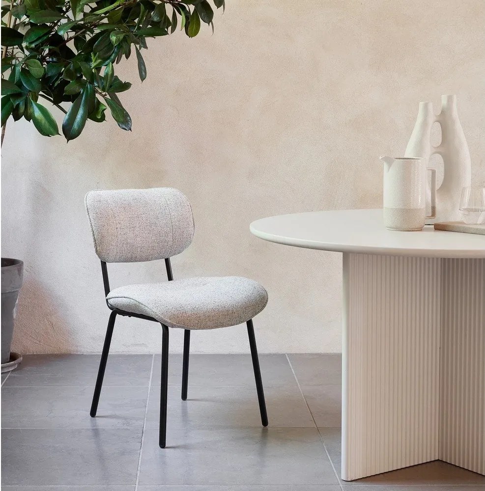 Sedia da pranzo grigio chiaro Buffalo - Unique Furniture