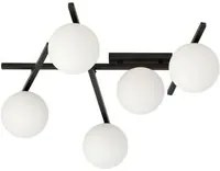 Lampada a Soffitto Smart, Nero, Acciaio, 67x25x50 cm, EPIKASA