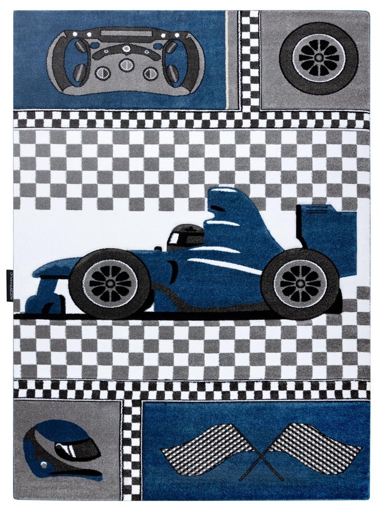 Tappeto PETIT RACE GARA FORMULA 1 AUTO blu