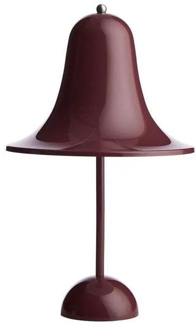 Verpan - Pantop Lampada da Tavolo Portatile Burgundy Verpan