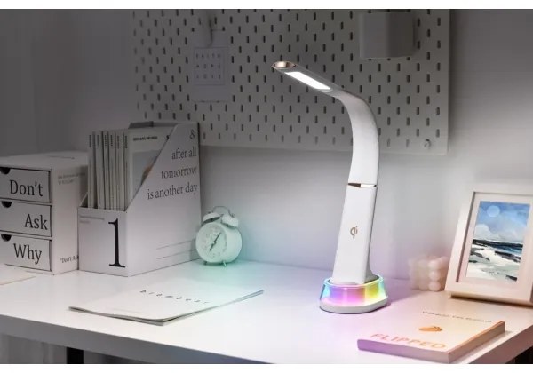 Immax 08973L - LED RGB Lampada da tavolo dimmerabile CORELLA LED/7W/12/230V nero