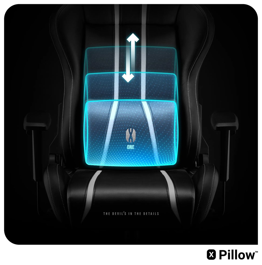 Sedia da gaming Diablo X-One 2.0 Normal Size: Nero-bianco