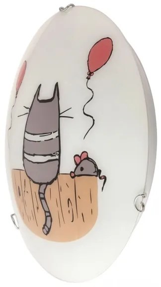 Rabalux 4558 - Applique per bambini CATHY 2xE27/60W