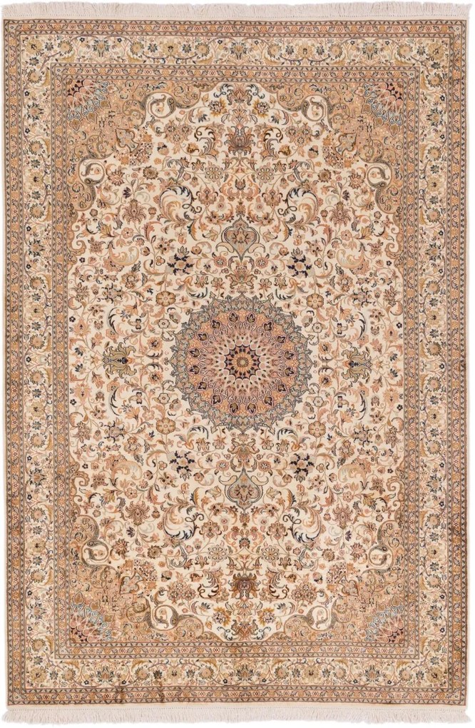 Cashmere Silk Tappeto 190x280 (Indian) Annodato A Mano