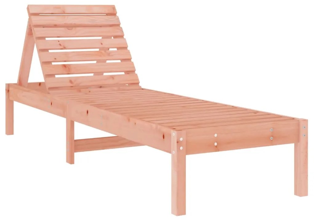 Lettini Prendisole 2pz 199,5x60x74 cm Legno Massello di Douglas