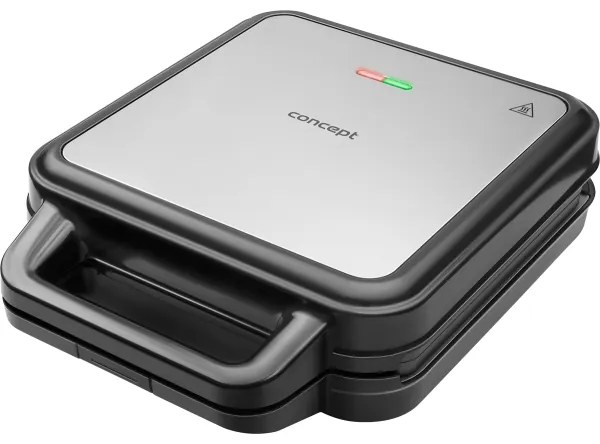 Concept SV3080 - Macchina per i panini FAMILY 3in1 1200W/230V nero/acciaio inossidabile