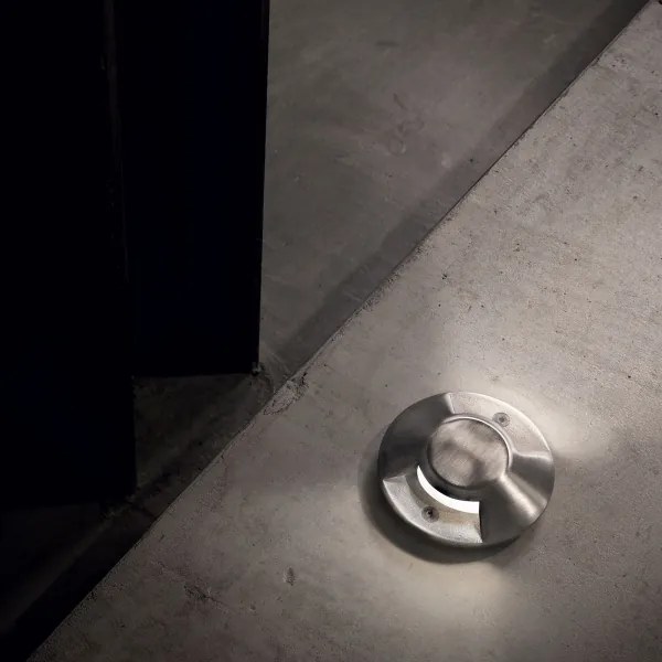 Ideal Lux - Faretto LED da incasso calpestabile ROCKET LED/3W/230V CRI 90 IP67 cromo opaco