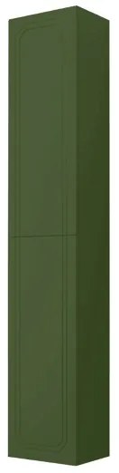 Colonna da bagno sospesa MAYA reversibile a 2 ante Verde Opaco