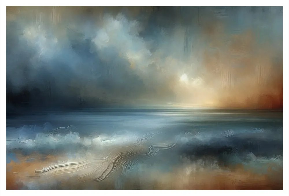 Quadro su tela – Mare e tramonto