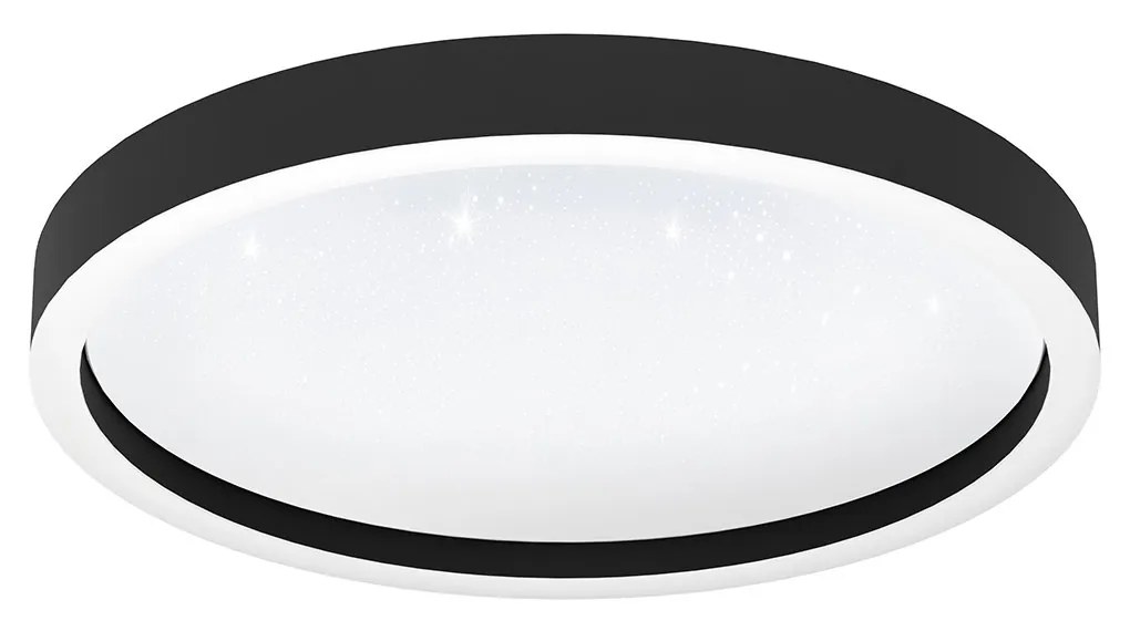 Plafoniera Moderna Montemorelos-Z Alluminio Nero Luce Led Integrato 17,8W