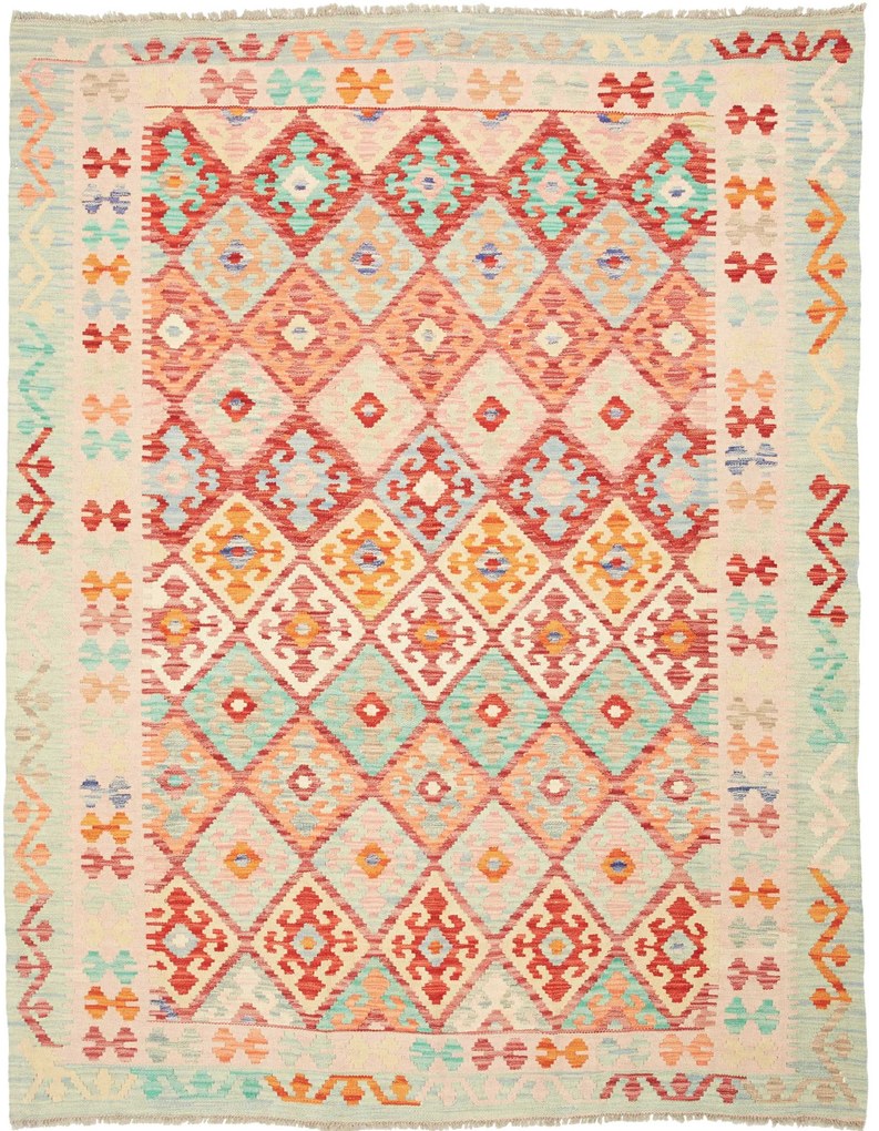 Kilim Tappeto 200x160 (Pakistan) Tessuto A Mano