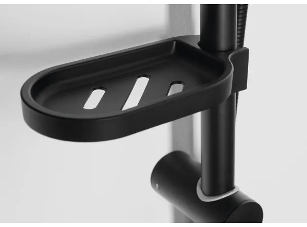 Aqualine - Set da doccia KERA opaco nero