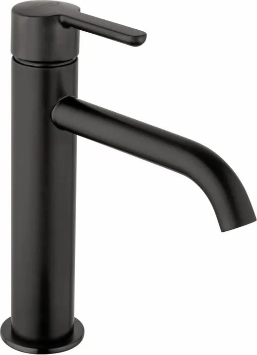 Rubinetto per lavabo a canna media getto laminare cristallino Baleno metal gun JACUZZI RUBINETTERIA