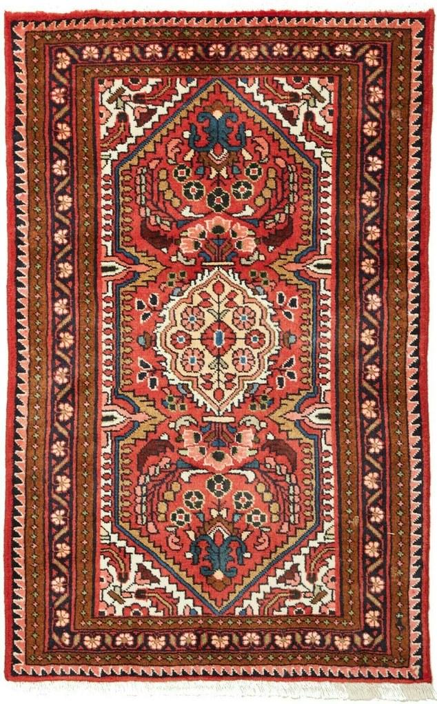 Hamedan Tappeto 80 x 120 (Iran) Annodato A Mano