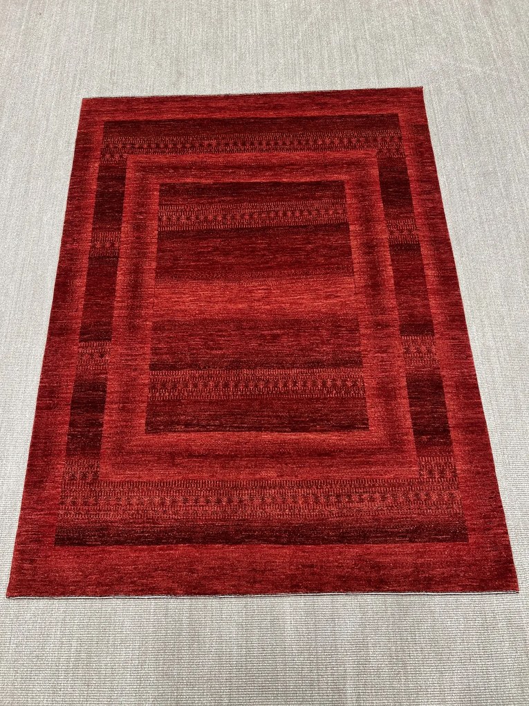 Loribaft Tappeto 240x180 Rosso (Iran) Annodato A Mano