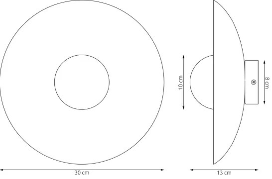 Applique da parete VIBEZ 1xG9/8W/230V bianca