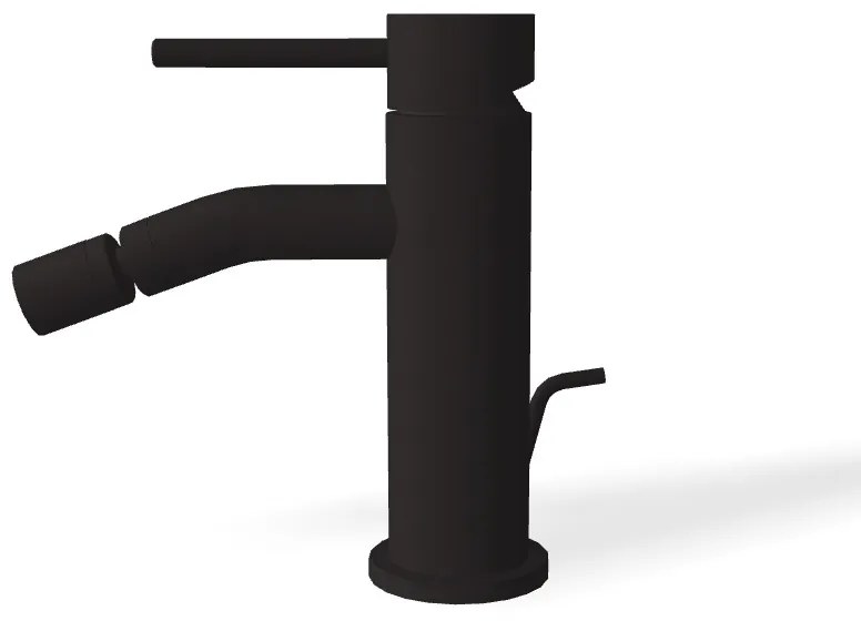 Miscelatore bidet in ottone nero matt Spillo Up Fima Carlo Frattini