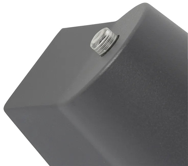 Lampada da esterno moderna antracite incl. LED con sensore crepuscolare - Uma
