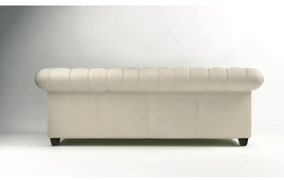 Divano in velluto crema 230 cm Cambridge - Ropez