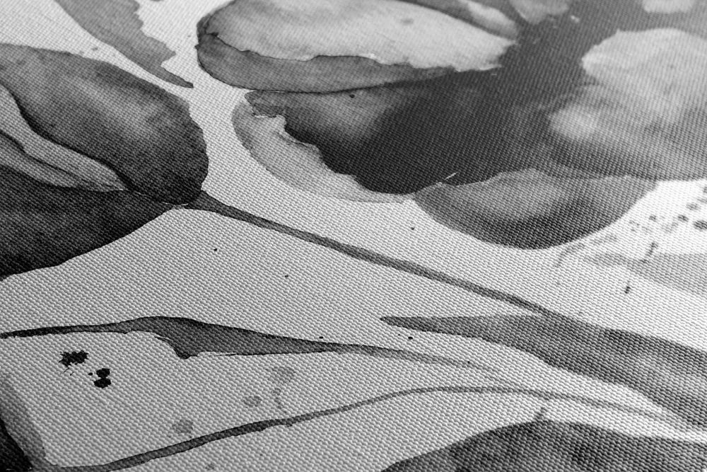 Stampa su tela – Tulipani stupendi in bianco e nero in versione interessante