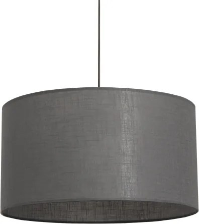 Lampadario a sospensione ALBA con cavo 1xE27/15W/230V Ø 40 cm grigio