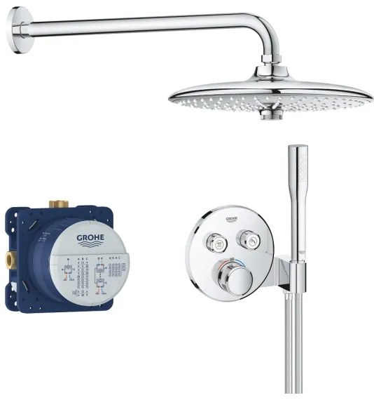 GROHE 27400000 - Doccetta a mano EUPHORIA COSMOPOLITAN Stick 216 mm, cromo lucido