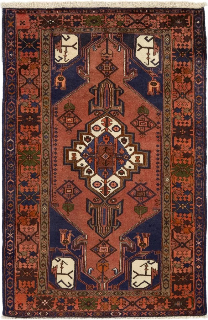 Kashan Tappeto 120 x 190 (Iran) Annodato A Mano