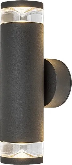 Rabalux 77072 - Applique da esterno TORNIO 2xGU10/10W/230V IP54 antracite