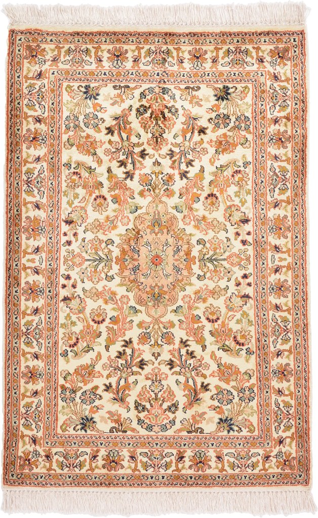 Cashmere Silk Tappeto 70x100 (Indian) Annodato A Mano