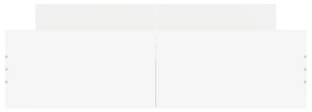 Giroletto con testiera e pediera bianco 140x200 cm