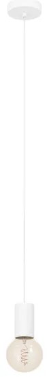 Eglo 900798 - Lampadario a sospensione con filo POZUETA 1xE27/40W/230V bianco