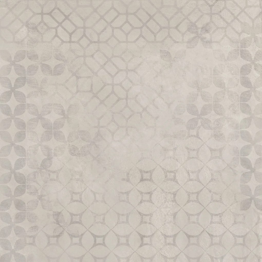 Decoro 75x75 mosaico trame blanc effetto resina 10 mm in gres fine porcellanato Ragno Re Solution 00R6QY02