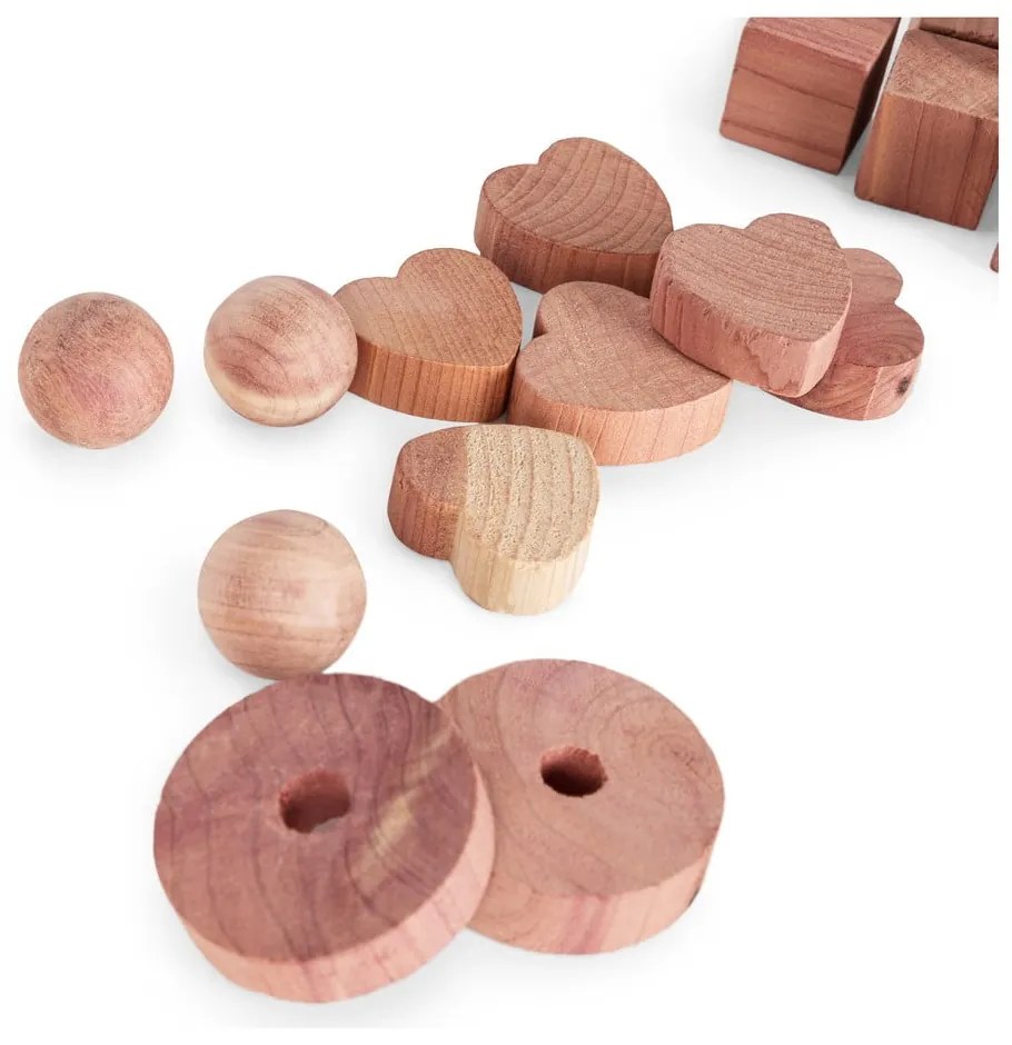 Set di 34 accessori per armadi in legno di cedro Cedar - Compactor