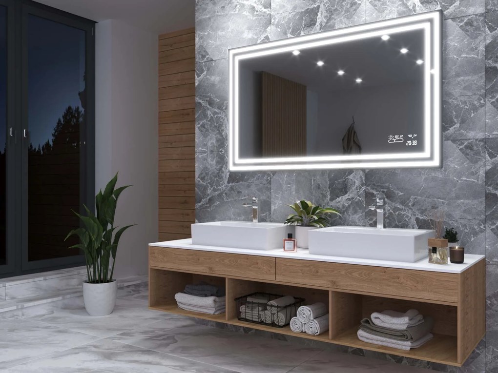 Specchio con LED illuminazione M3 premium