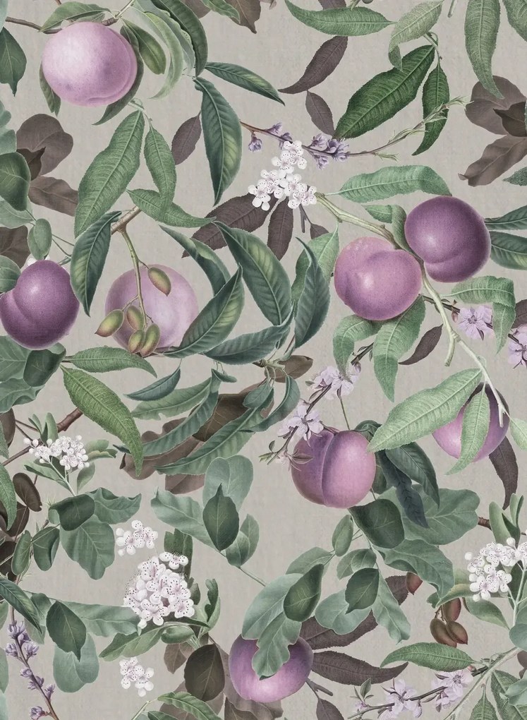 Rebel Walls Tapete Peach Valley - Lilac