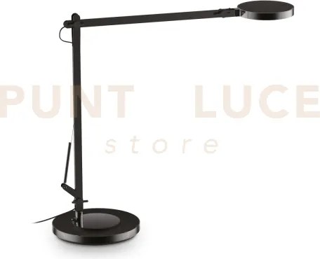 Futura lampada da tavolo orientabile nera dimmerabile led 4000 k 12...