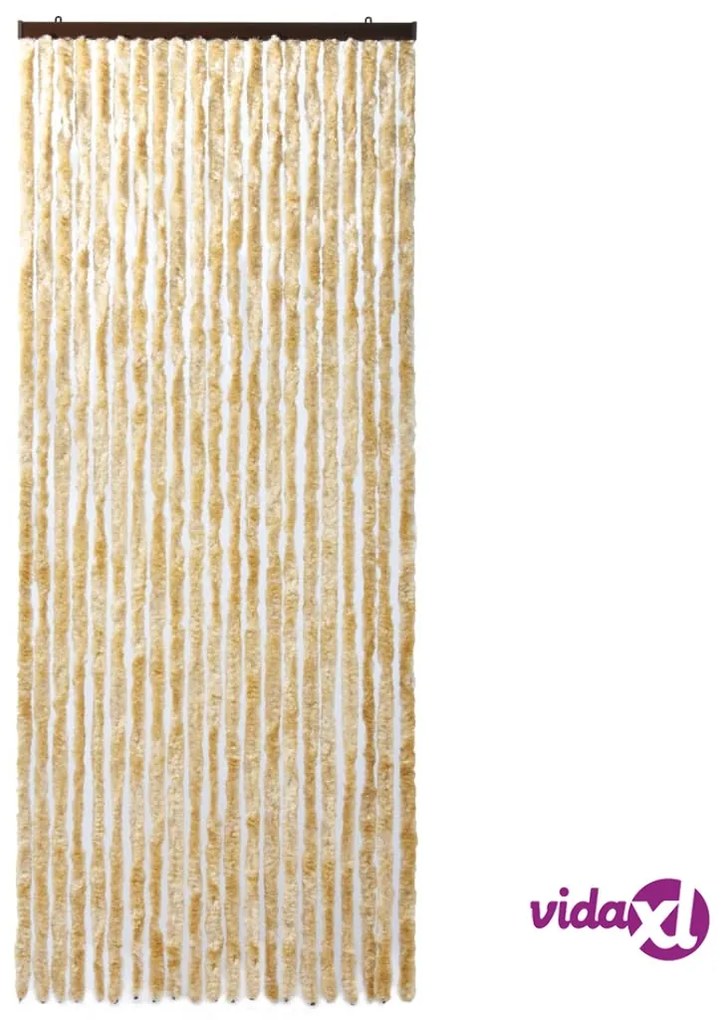 vidaXL Zanzariera Beige 90x220 cm Ciniglia