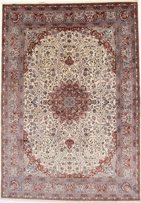 Nain Tappeto orientale 230 x 330 Beige (Cina) Annodato A Mano