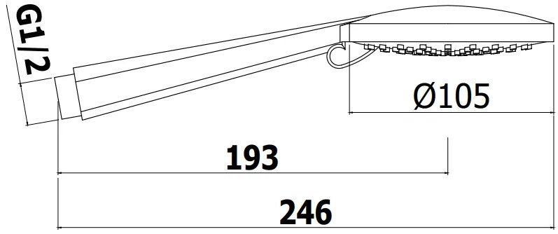 Paffoni Brio Zdoc104 Doccetta 3 Getti Con Stop In Abs Cromo