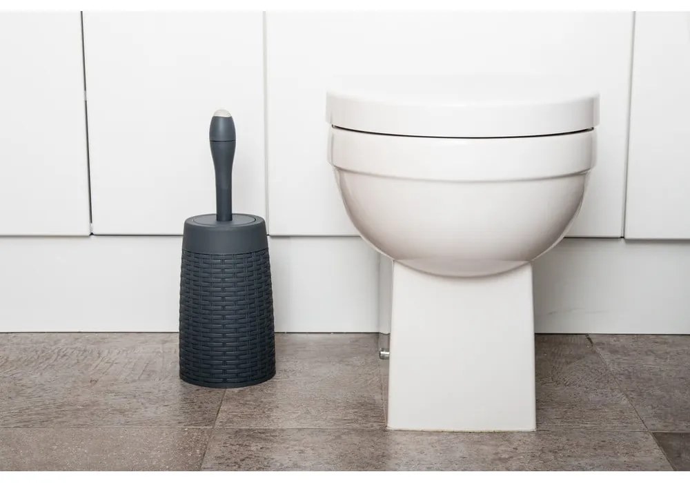 Scopino WC in plastica grigio – Addis