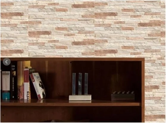 Rivestimento muretto grès porcellanato 17x52 cm Navarti Safeer Arena