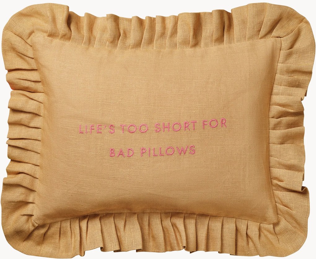 Copricuscino in cotone fatto a mano Quote