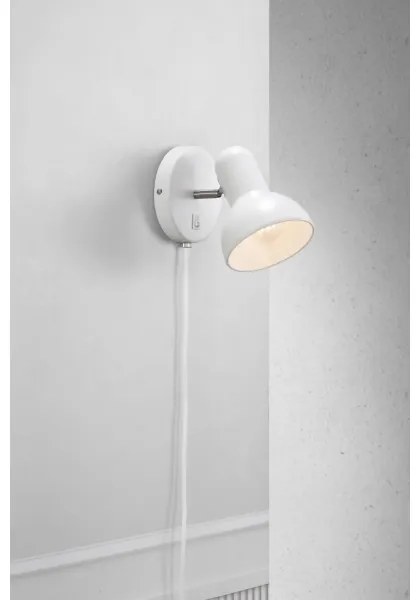 Nordlux - Lampada da parete TEXAS 1xE27/60W/230V bianca