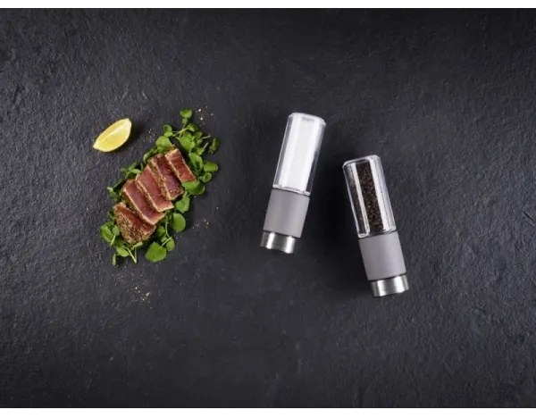 Cole&Mason - Set di macina sale e pepe REGENT CONCRETE 2 pezzi cemento 18 cm