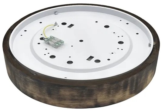 Brilagi - Plafoniera LED CARVALHO SMOKEY LED/36W/230V, finitura in rovere, diam. 47,5 cm