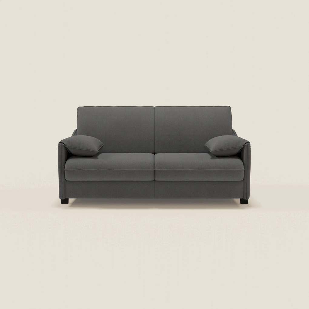 Primula divano letto con materasso alto 18 cm - braccioli mobili e tessuto smacchiabile T05