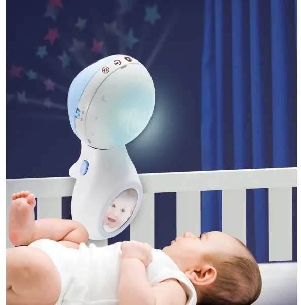 Infantino - Giostrina 3 in 1 con melodia, 3xAAA, blu, per culla