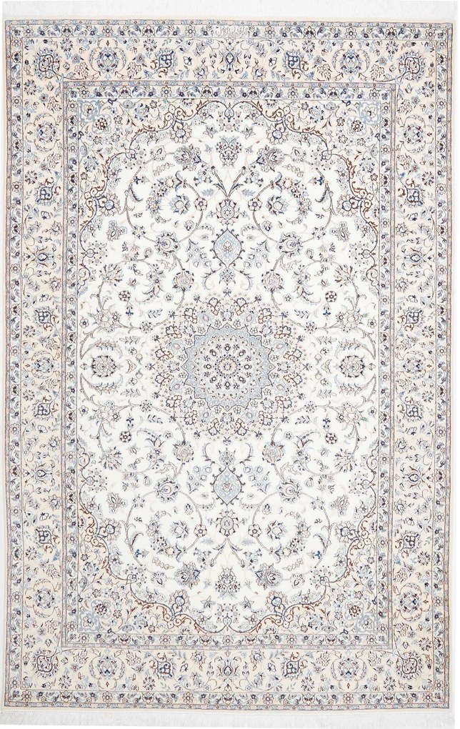 Nain Tappeto persiano 150 x 240 Beige (Iran) Annodato A Mano